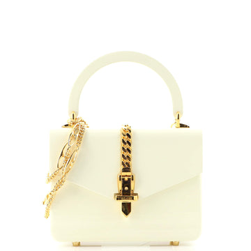 Gucci Sylvie 1969 Top Handle Bag Plexiglass Mini