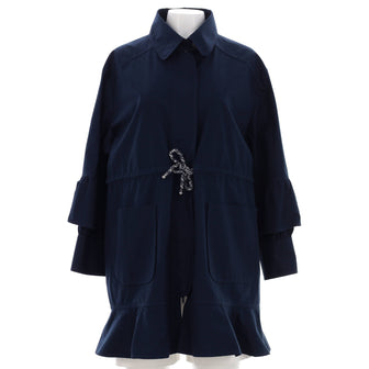 Chanel Women's Drawstring Coat Cotton