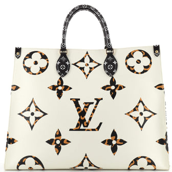 Louis Vuitton OnTheGo Tote Limited Edition Jungle Monogram Giant GM