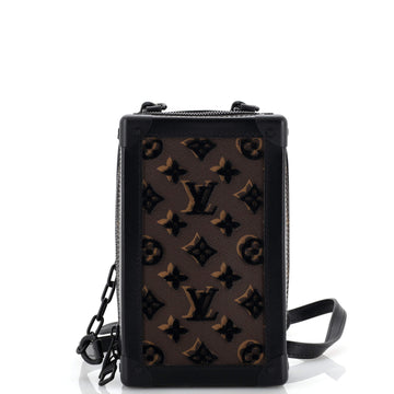 Louis Vuitton Vertical Soft Trunk Bag Monogram Tuffetage Canvas