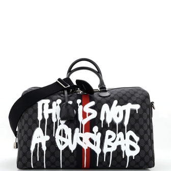 Gucci x Balenciaga The Hacker Project Graffiti Medium Duffle Bag