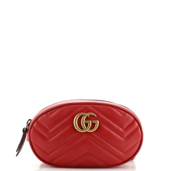 Gucci GG Marmont Belt Bag Matelasse Leather