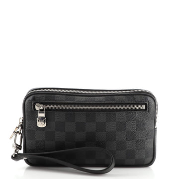 Louis Vuitton Alpha Clutch Damier Graphite