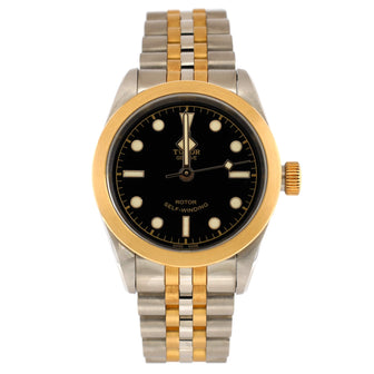 Tudor Heritage Black Bay Automatic Watch Stainless Steel and Yellow Gold 32