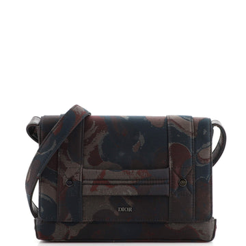 Christian Dior Peter Doig Messenger Bag Jacquard Printed Canvas