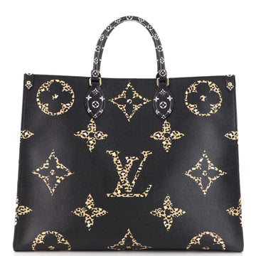 Louis Vuitton OnTheGo Tote Limited Edition Jungle Monogram Giant GM