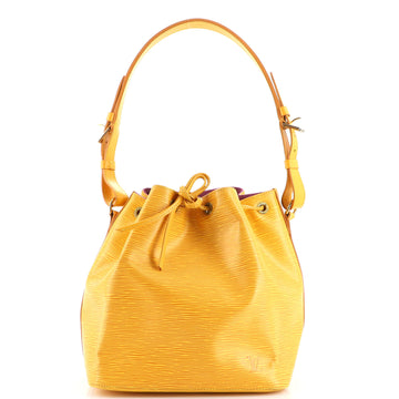 Louis Vuitton Petit Noe Handbag Epi Leather