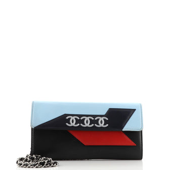 Chanel Airlines Wallet on Chain NM Lambskin Small
