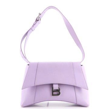 Balenciaga Downtown Soft Hourglass Shoulder Bag Leather Small