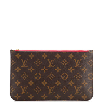 Louis Vuitton Neverfull Pochette Monogram Canvas Large