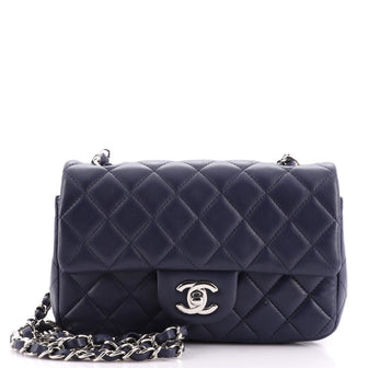 Chanel Classic Single Flap Bag Quilted Lambskin Mini