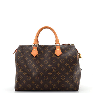 Louis Vuitton Speedy Handbag Monogram Canvas 30