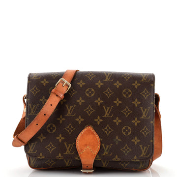 Louis Vuitton Cartouchiere Handbag Monogram Canvas GM