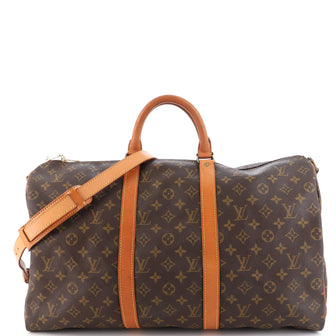 Louis Vuitton Keepall Bandouliere Bag Monogram Canvas 50
