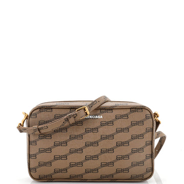Balenciaga Signature Camera Bag BB Monogram Coated Canvas Medium