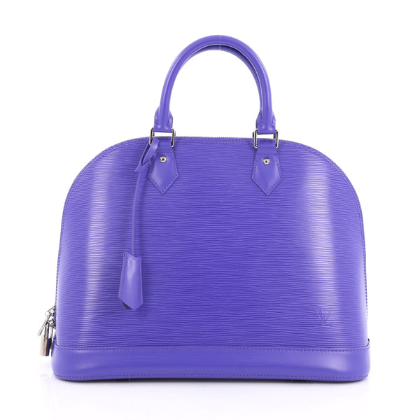 Buy Louis Vuitton Alma Handbag Epi Leather MM Purple 2059301