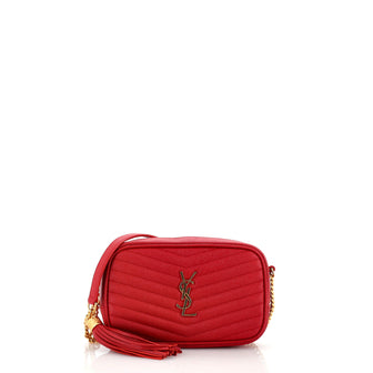 Saint Laurent Lou Camera Bag Matelasse Chevron Leather Mini