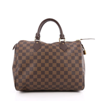 Louis Vuitton Speedy Handbag Damier 30 Brown 2059502