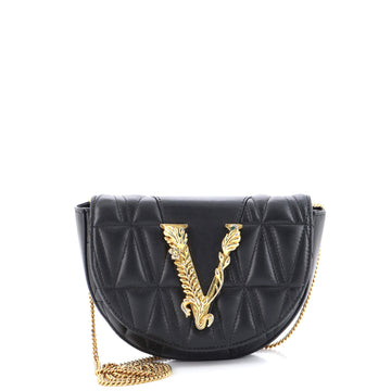 Versace Virtus Belt Bag Quilted Leather