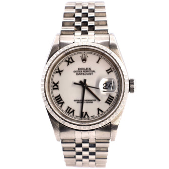 Rolex Oyster Perpetual Datejust Automatic Watch Stainless Steel 36