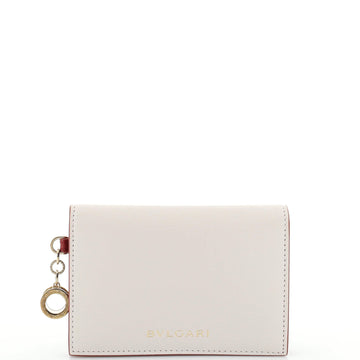 Bvlgari B.Zero Charm Bifold Card Case Leather