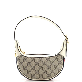 Gucci Ophidia Zip Hobo GG Coated Canvas Mini