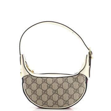 Gucci Ophidia Zip Hobo GG Coated Canvas Mini