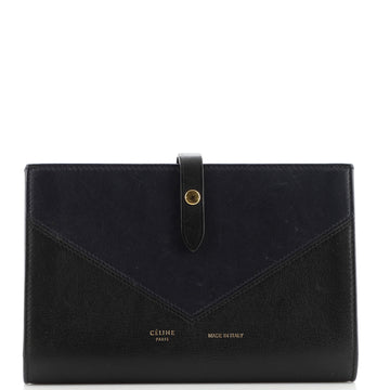 Celine Multifunction Strap Wallet Leather Large