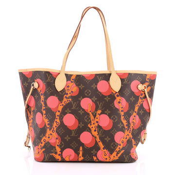 Louis Vuitton Neverfull NM Tote Limited Edition Monogram Canvas Ramages MM Brown