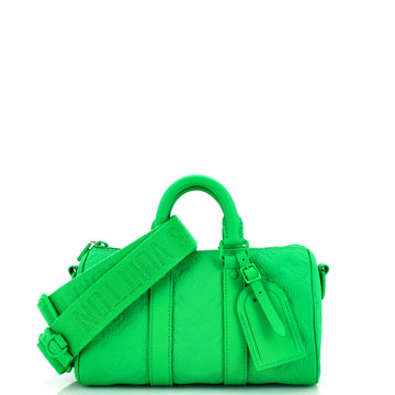 Louis Vuitton Keepall Bandouliere Bag Monogram Taurillon Leather 25