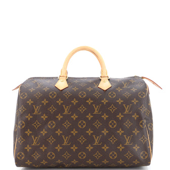 Louis Vuitton Speedy Handbag Monogram Canvas 35