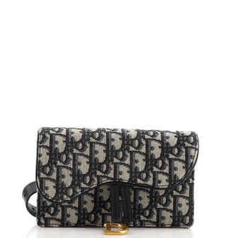 Christian Dior Saddle Rectangular Belt Bag Oblique Canvas