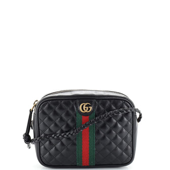 Gucci Trapuntata Camera Bag Quilted Leather Mini