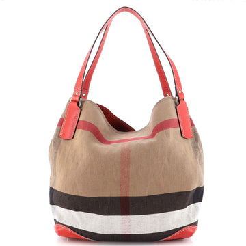 Burberry Maidstone Tote Mega Check Canvas Medium