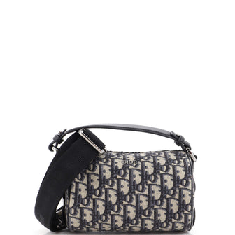 Christian Dior Roller Messenger Bag Oblique Canvas Mini