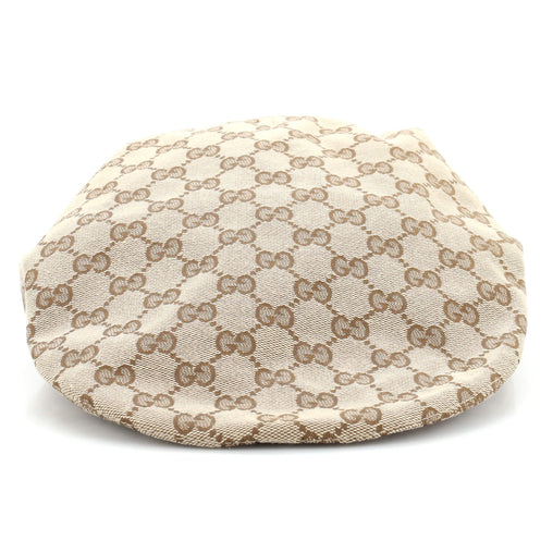 Gucci GG Canvas Newsboy Cap Sz. XL​​ Gucci Beige GG Supreme Canvas Flat Cap Size M main image 4