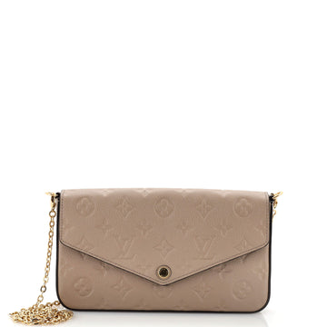 Louis Vuitton Felicie Pochette Monogram Empreinte Leather