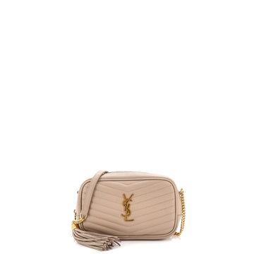 Saint Laurent Lou Camera Bag Matelasse Chevron Leather Mini
