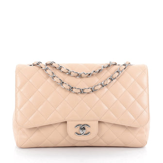 Chanel Classic Single Flap Bag Quilted Caviar Jumbo 2061303