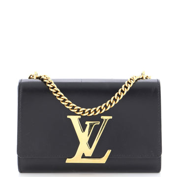 Louis Vuitton Chain Louise Clutch Leather MM
