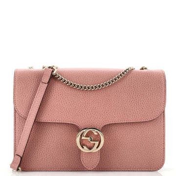 Gucci Interlocking Shoulder Bag (Outlet) Leather Medium