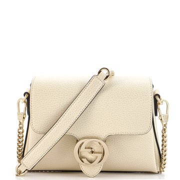Gucci Interlocking Chain Crossbody Bag (Outlet) Leather Small