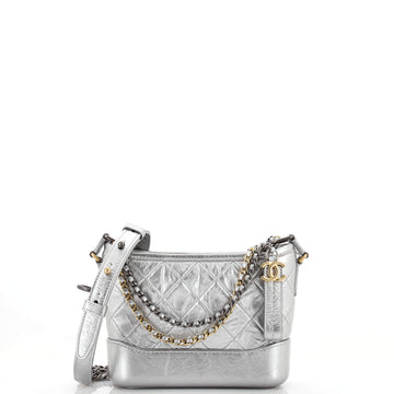 Chanel Gabrielle Hobo Quilted Aged Calfskin Small