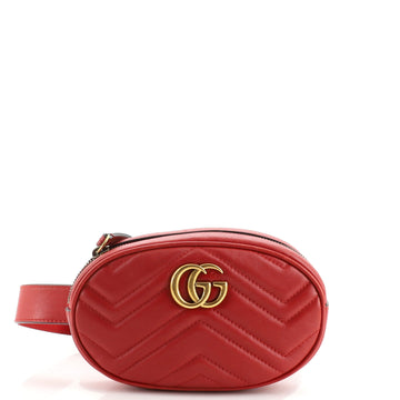 Gucci GG Marmont Belt Bag Matelasse Leather