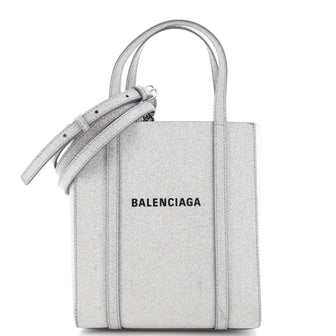 Balenciaga Everyday Tote Glitter Leather XXS