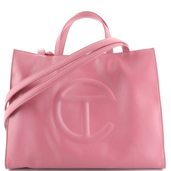 Telfar Shopping Tote Faux Leather Medium Pink 2062441