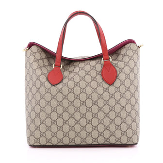 Gucci Convertible Folded Tote GG Coated Canvas Medium 2062501