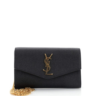 Saint Laurent Uptown Chain Wallet Leather