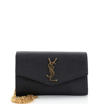 Saint Laurent Uptown Chain Wallet Leather
