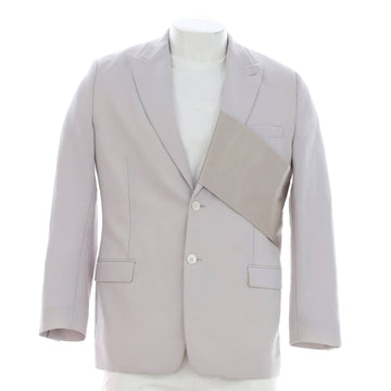 Christian Dior Men's Single Breasted Sash Blazer Wool Blend